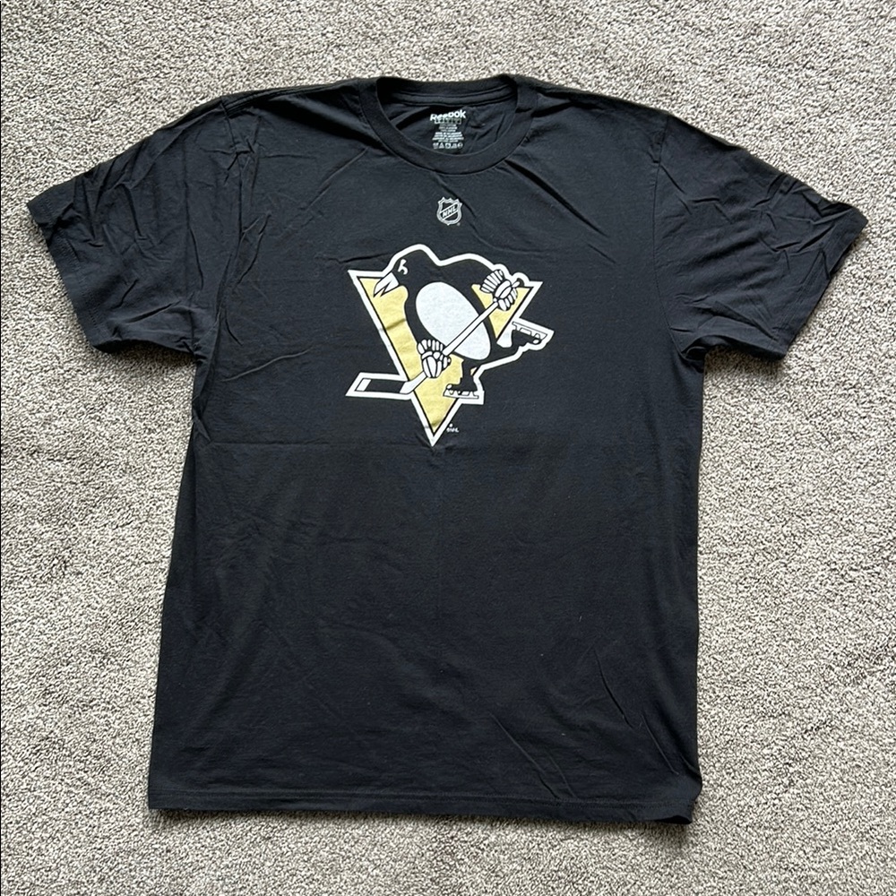 Reebok Pittsburgh Penguins Malkin Black Short Sleeve Tee